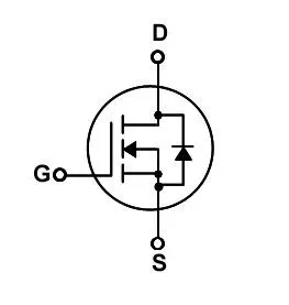 绝缘栅场效应管  绝缘栅场效应管是下面的图形