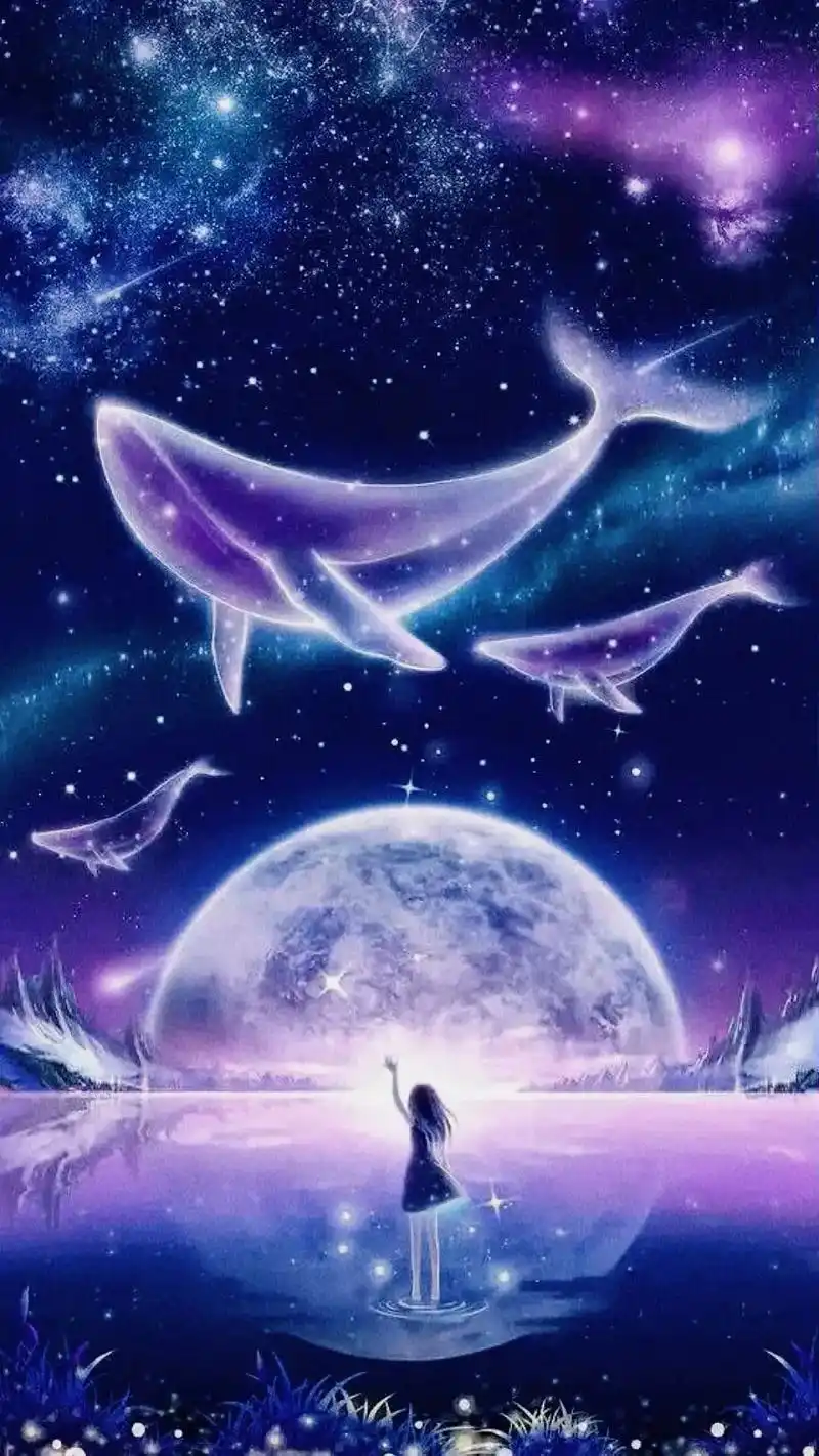 紫色梦幻星空壁纸希望大家喜欢