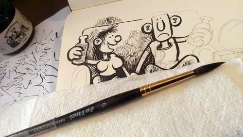 breaking up the monotony by doing one with brush instead of dip