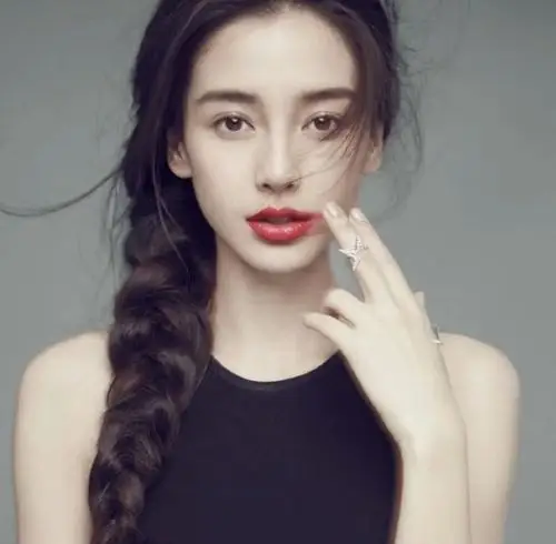 平行双眼皮的女明星