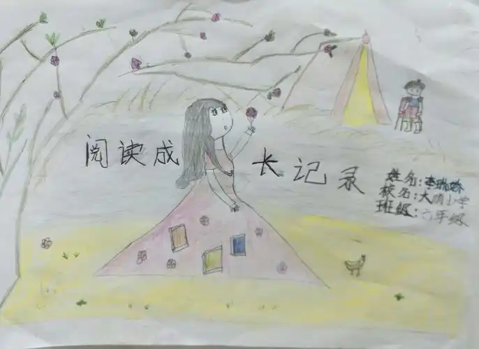 松韵书香活动(二)——设计阅读成长记录袋封面