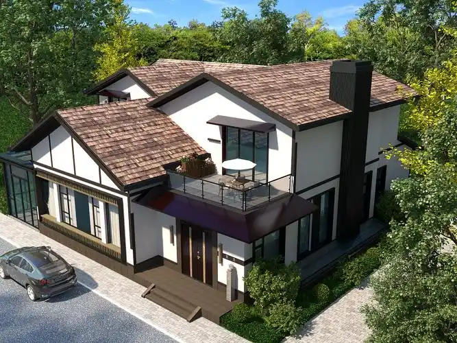 新中式外立面_万万学设计-站酷zcool