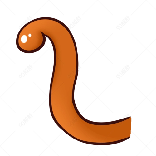 猴子的尾巴可爱卡通图案萌q版风格