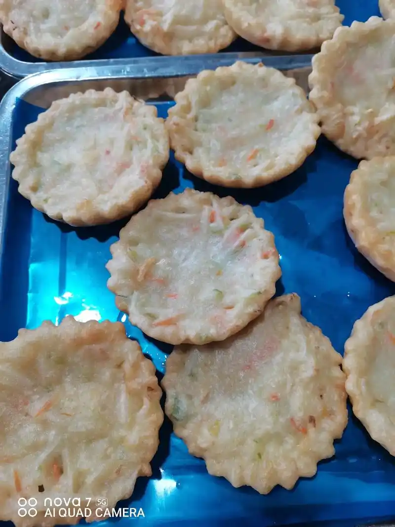 "文玺龙凤"纯手工萝卜丝饼(油墩子)130克/个,20个/袋 - 抖音