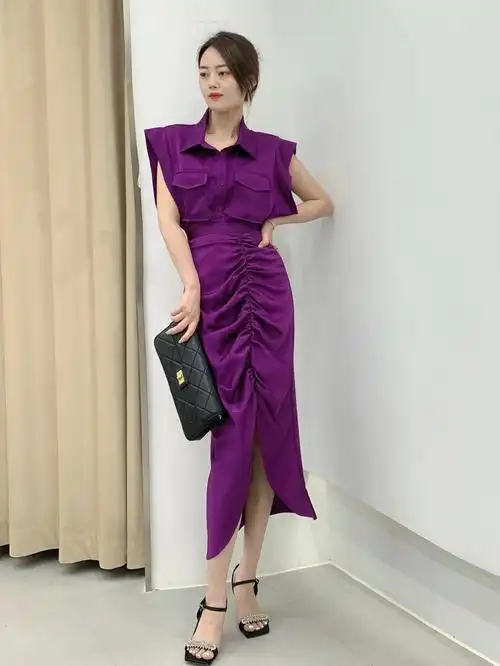 浪漫的紫色系穿搭人间绝绝紫