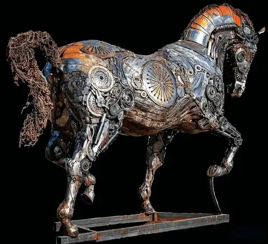 金属雕塑家——cem 02zkan_泥塑_人体_原文