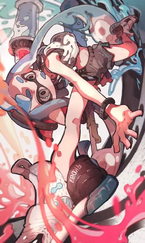 童话风格的q版人物插画设计很有日系画风的味道