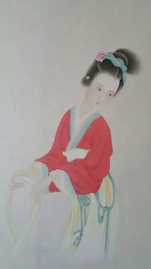 工笔画家郭慕熙,手把手教工笔仕女图《西施浣纱》