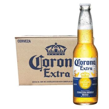 科罗娜啤酒墨西哥原装进口啤酒corona精酿啤酒 corona(皇冠版)330ml*