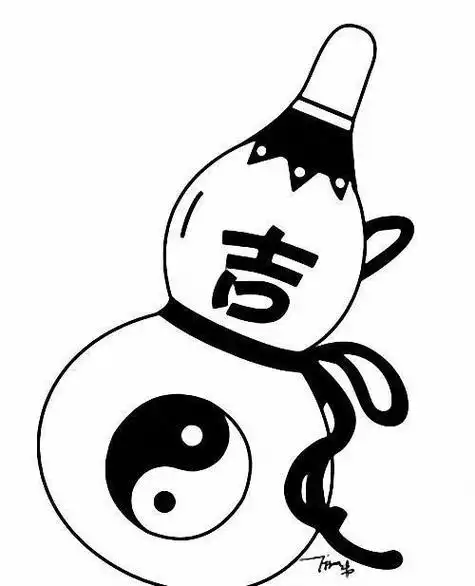 喜庆葫芦简笔画