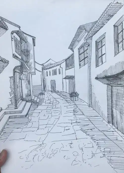 苏州游学第四天:同里古镇写生