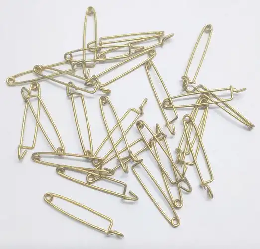 银色金色吊牌小别针金属扣针关针别针回形针1元2元店货源