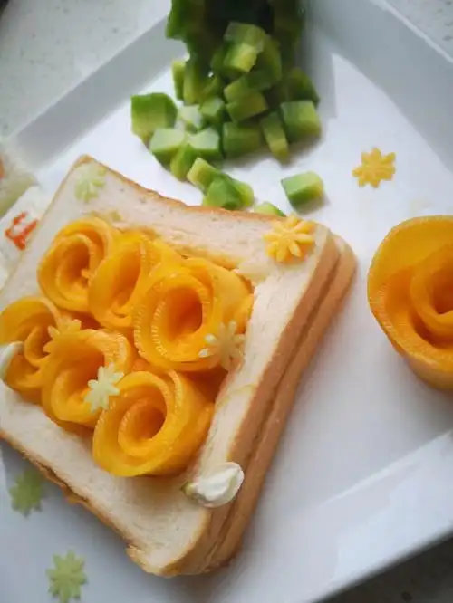 芒果的切法有很多种为什么我要费时费力的摆盘##创意摆盘看到成品后