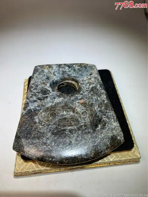 老玉良渚文化高古玉玉斧