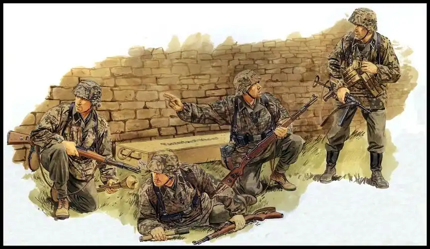 二战时期,德军士兵军官彩绘图,定期更新