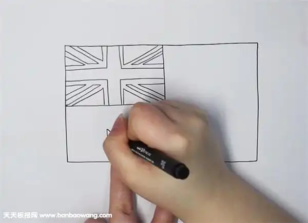 澳大利亚国旗怎么画