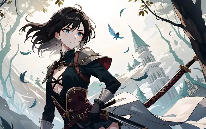 ai炼丹|ai绘画|壁纸,异世界女战士系列