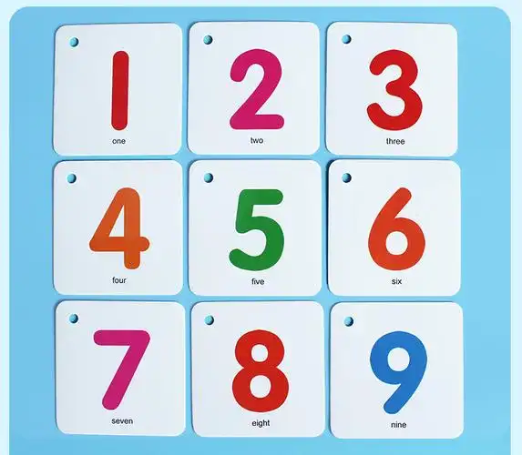 早教卡启蒙036岁儿童幼儿园宝宝识数大卡认数字组合与分解卡片识图