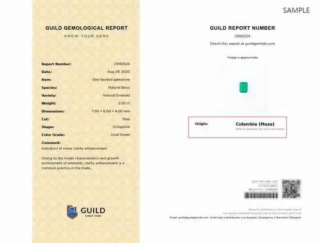 祖母绿颜色鉴定分级标准