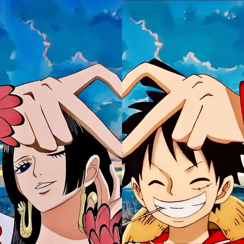 路飞:thank you;  汉库克:i love you, - 抖音