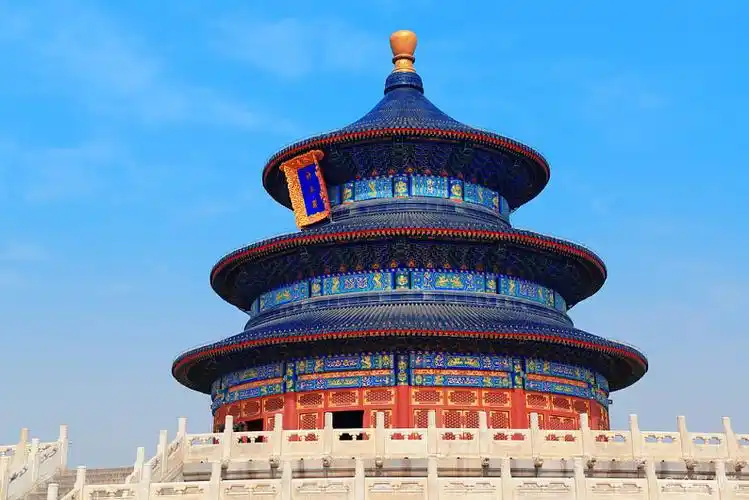 天坛_蓝天_北京_高清图片_全景视觉