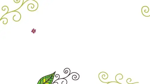 有趣的卡通涂鸦ppt背景图