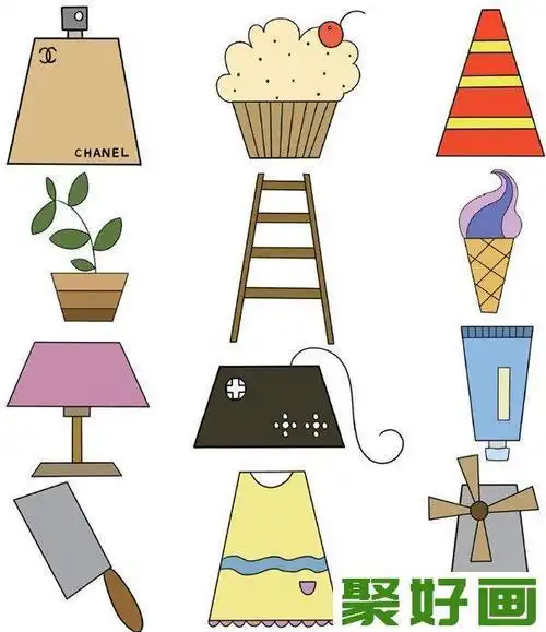 一个梯形的简笔画