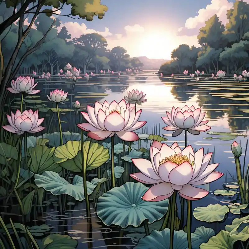 莲花微信头像大赏 94 亲们,想要一款别具一格的微信头像吗?