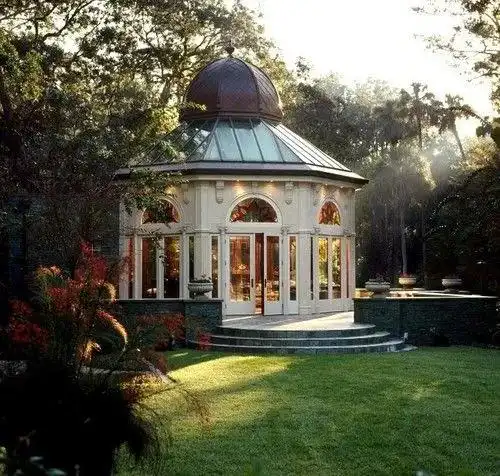 分享中外庭院中的凉亭设计