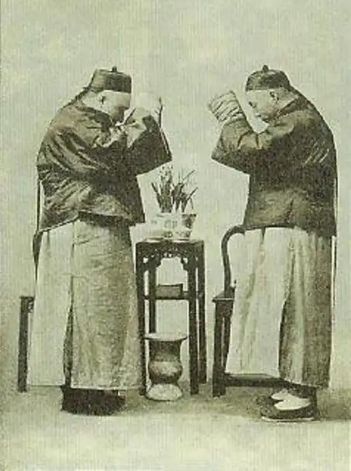 清朝老照片,清朝时的那些传统礼仪,你的祖先都用过