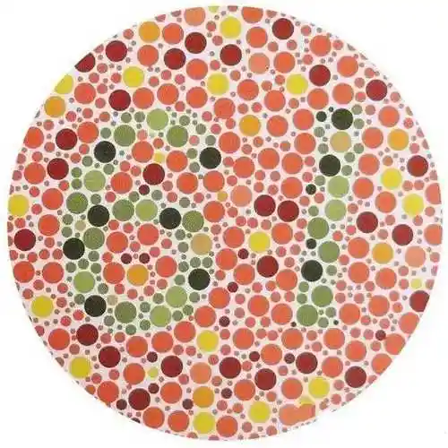 色盲检测图丨眼力好才能做律师