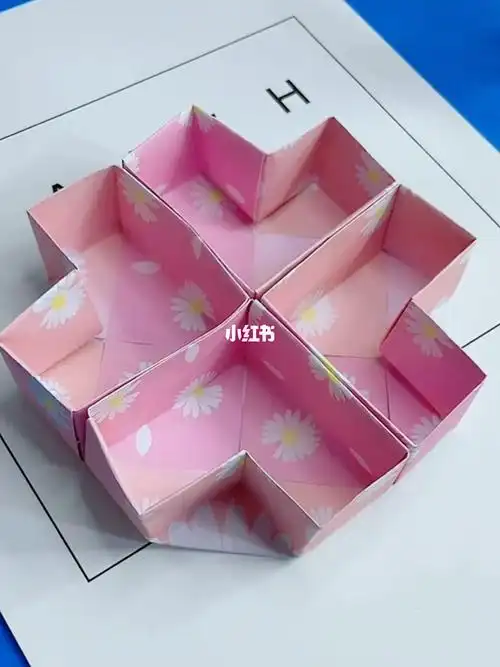 手工折纸桌面收纳盒_手工制作_折纸_桌面收纳_收纳盒_手工折纸_兴趣