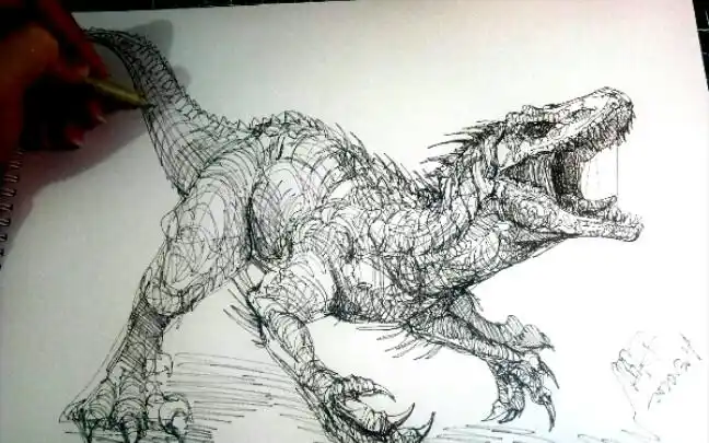 画一头恐龙!(第六弹)-暴虐霸王龙