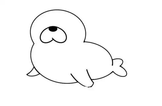 海狮怎么画简笔画图片大全