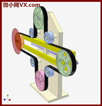 常见的皮带传动工作原理动图,你能找到应用实例吗?