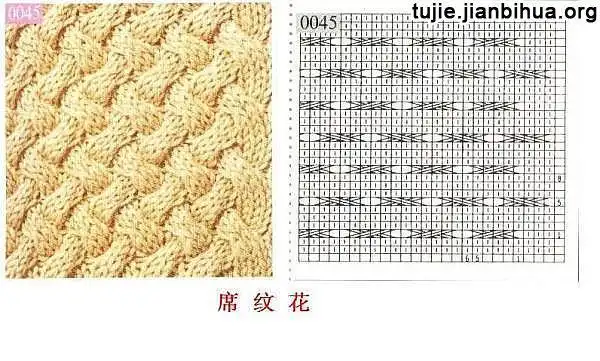 麻花围巾钩织方法图解
