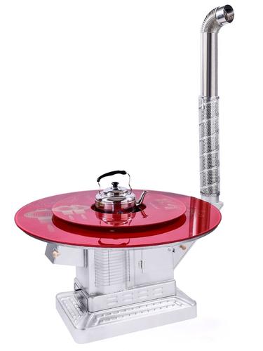 销适用加厚气化炉柴火农村家用烤火炉柴煤两用取暖炉室内无烟节能