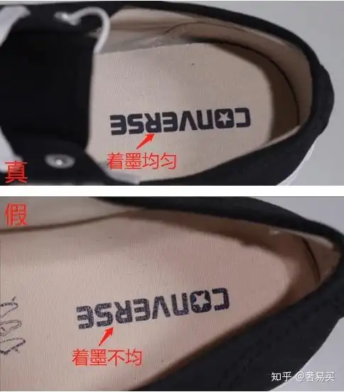 奢侈品鉴别converse开口笑真假鉴别教你一眼辨别匡威帆布鞋真伪