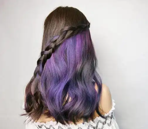 紫色头发图片紫色系染发图片大全