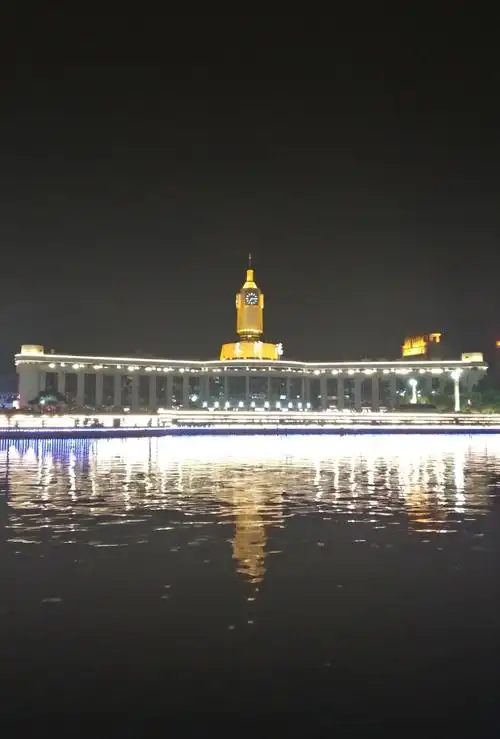 其它 天津海河 美景共赏(1) 写美篇2018年9月17日   天津站夜景.