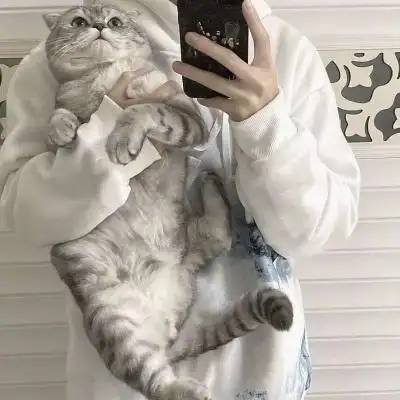 ins抱猫系列男生头像