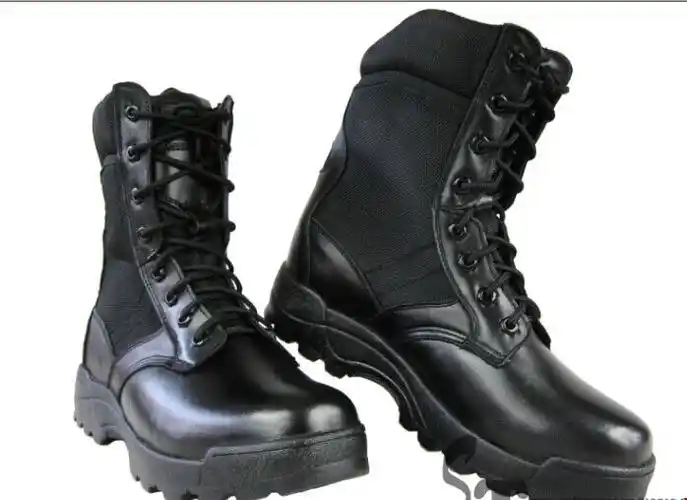 作战靴 特警作战靴 牛皮高腰作战靴 07特警作战靴