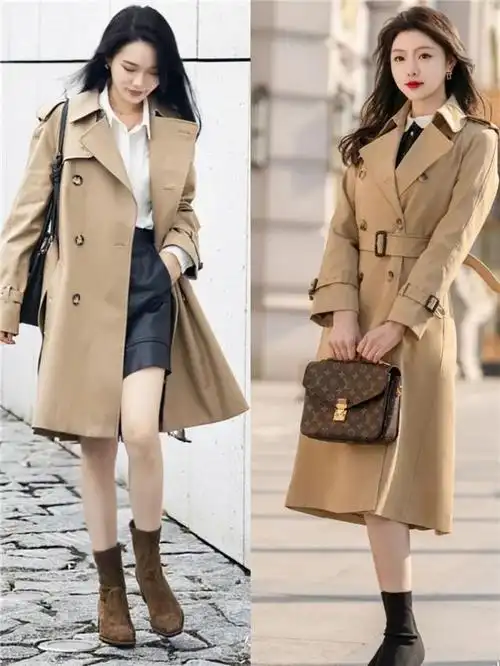 "风衣"这样穿更时髦?教你这些选款和搭配思路,瞬间人气爆棚