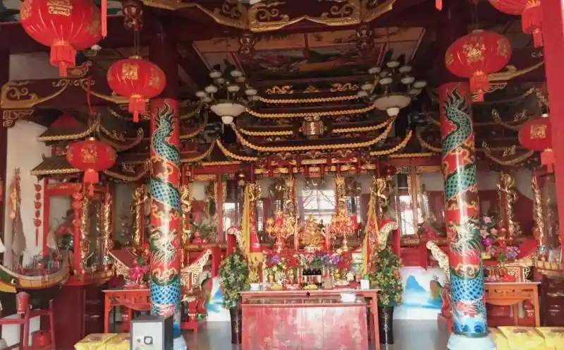 洞头区后寮村五显大帝宫义薄云天英豪怀恩泽百姓天地舒