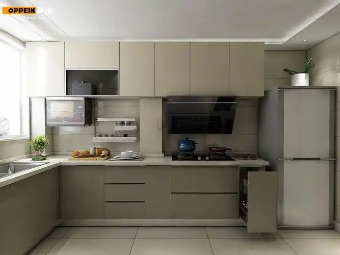 欧派橱柜官方网站产品图拼色橱柜效果图欣赏