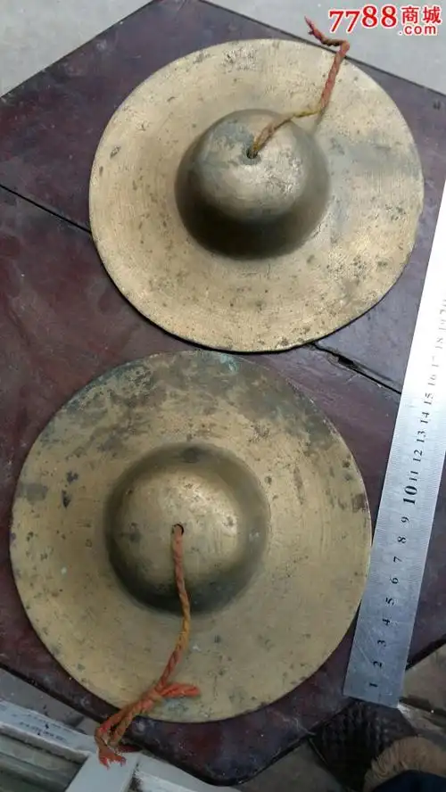 清代手工做铜镲