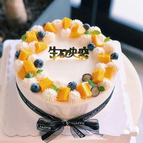 上海新款in网红水果儿童卡通创意生日蛋糕同城配送可升级动物奶油