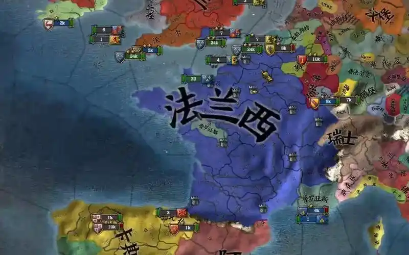 欧陆风云4 法兰西实况03:控制英吉利海峡