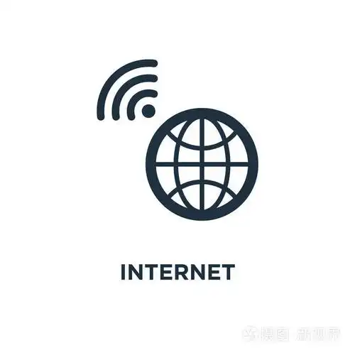 黑色填充矢量图.在白色背景上的互联网符号.可用于网络和移动