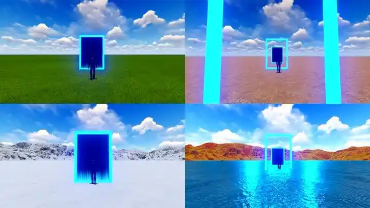 穿越时空传送门动画合集